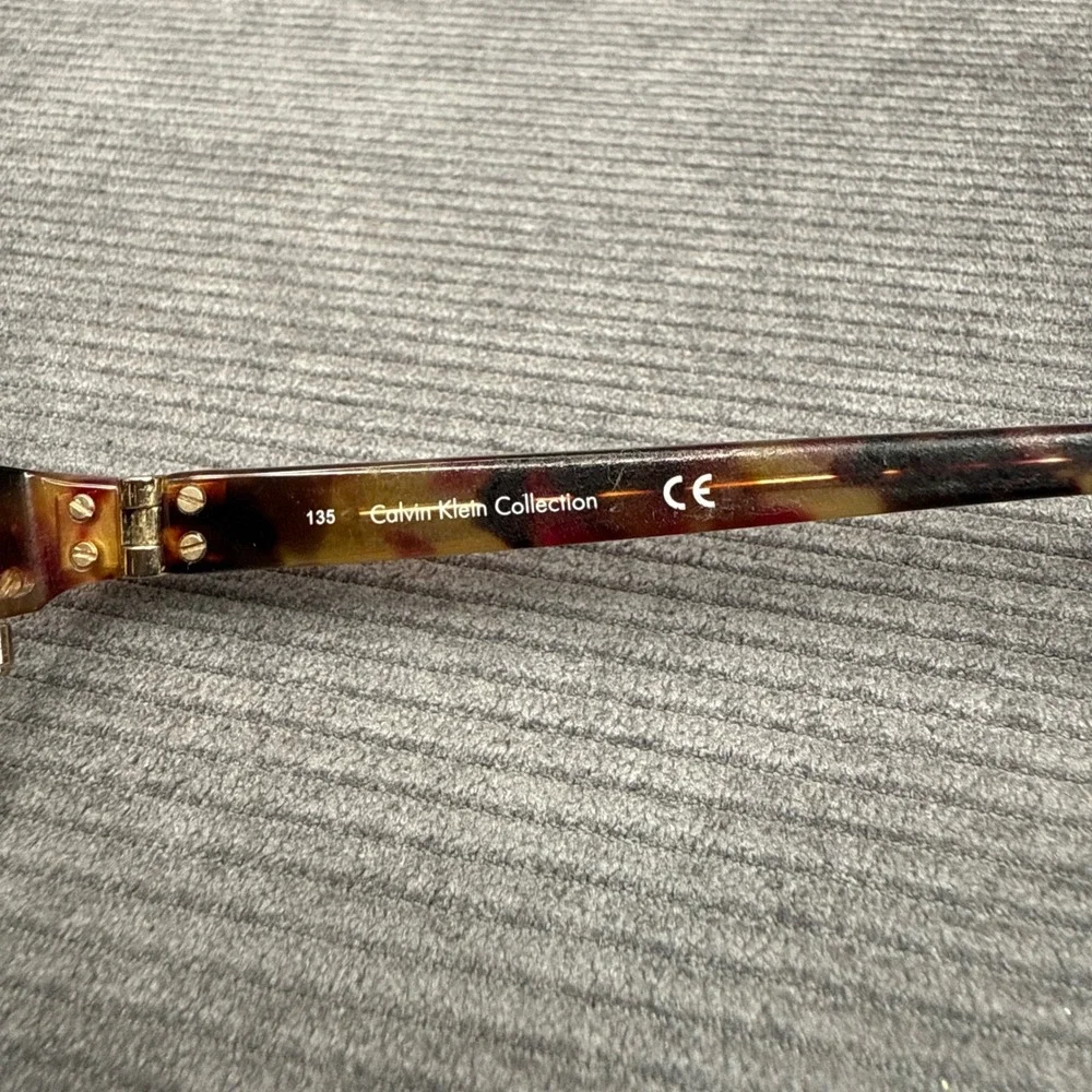 Calvin Klein Collection CK8021 603 Burgundy Tortoise Y2K Eyeglasses‎ 53-18-135